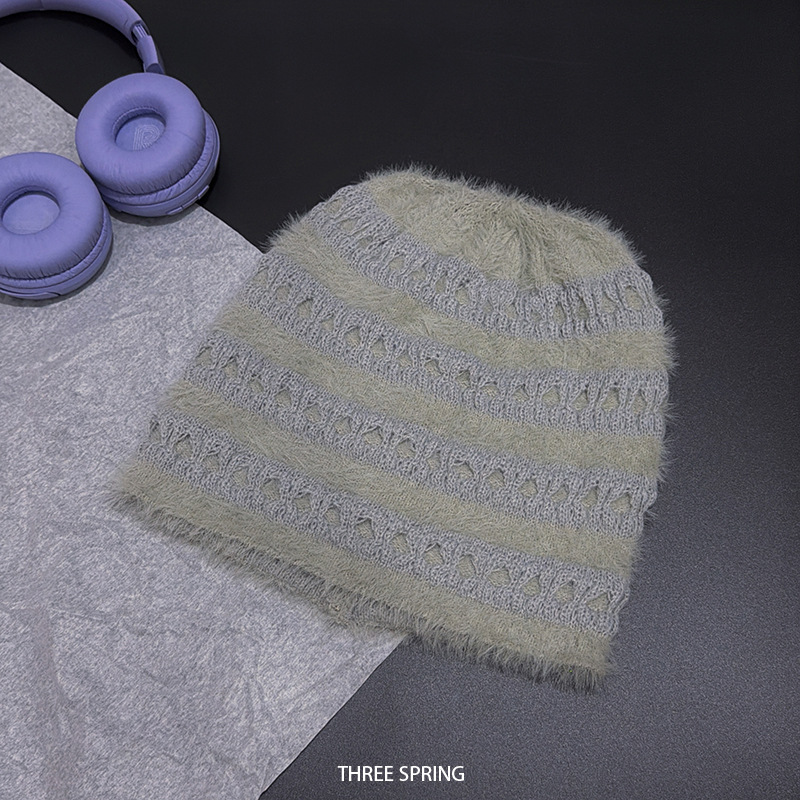 Nouveaux bonnets en tricot duv - Beanie Cuffed Knit avis et prix
