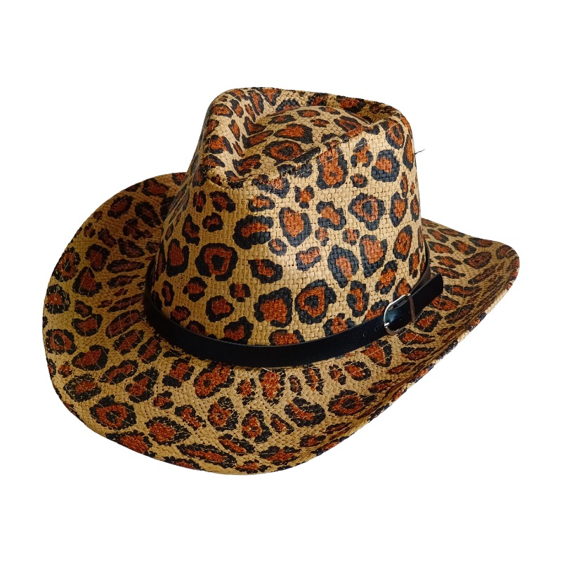 NOUVEAU Chapeau de cowboy impr - Cowboy Hat Straw avis et prix