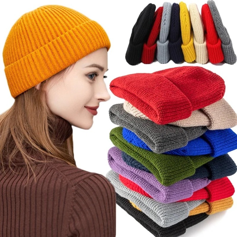 Bonnet unisexe automne-hiver,  - Beanie Cuffed Knit avis et prix