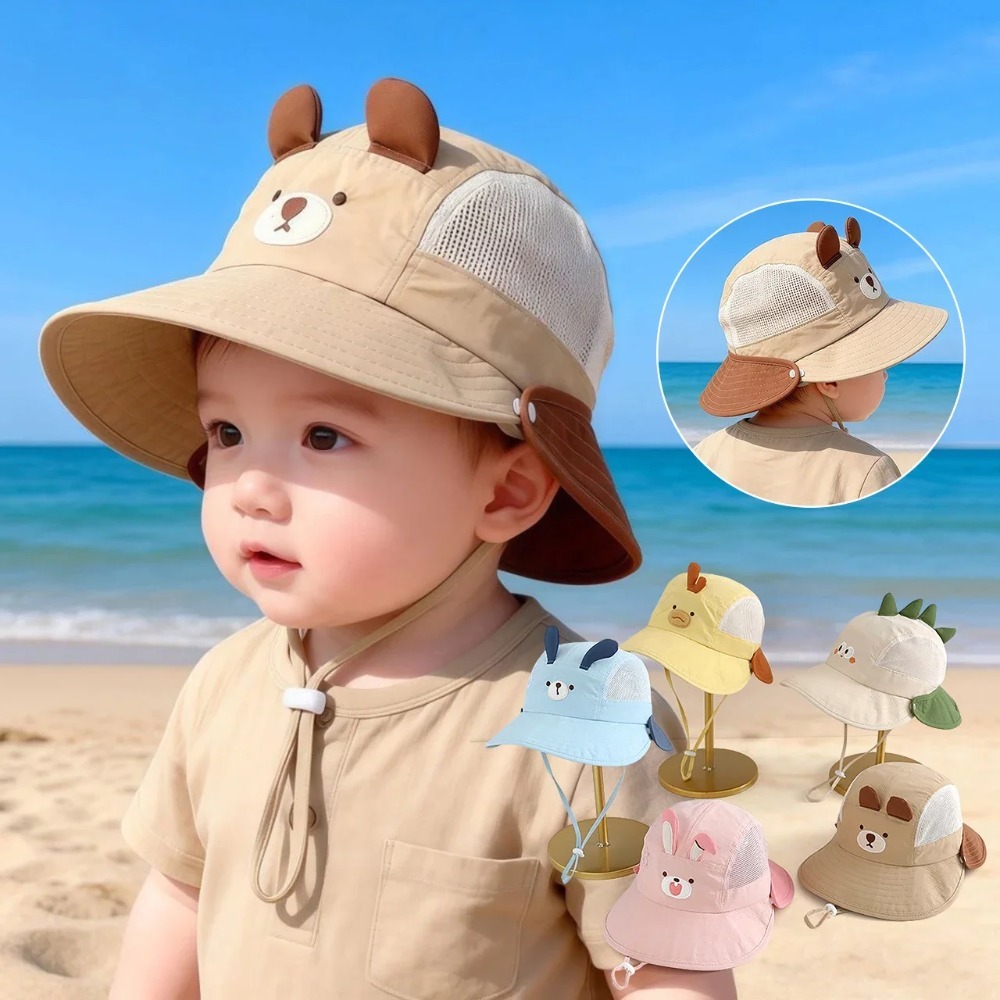 Chapeau de plage pour bébé ave - Bucket Hat Cotton avis et prix